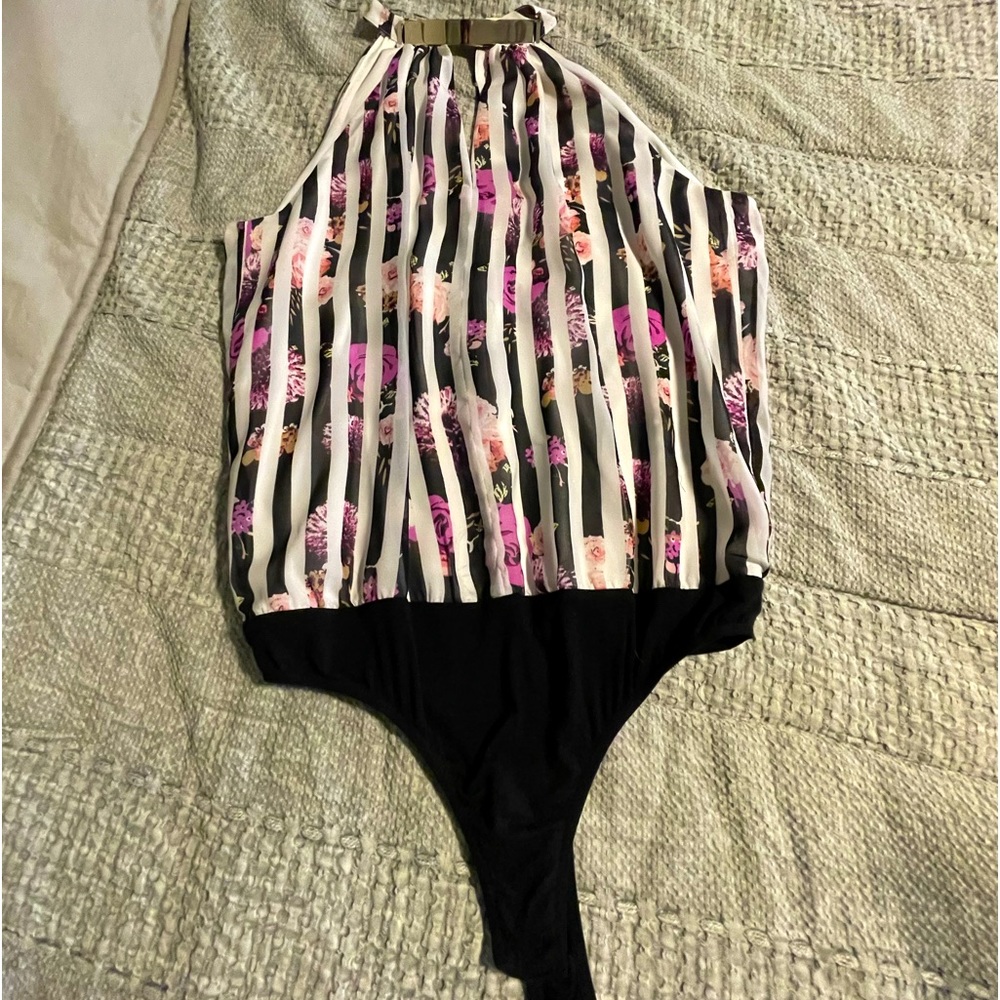 Vintage Guess Flower BodySuit